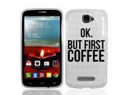 For Alcatel OneTouch Fierce 2 First Coffee Case Cover For Alcatel OneTouch Fierce 2 First Coffee Case Cover