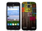 for ZTE Sonata 2 Paint on Wood Phone Cover Case
