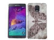 For Samsung Galaxy Note 4 Butterfly Quotes Case Cover