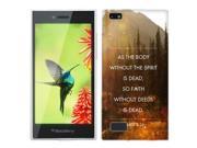 for Blackberry Leap Without Deeds Phone Cover Case