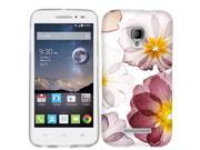 for Alcatel One Touch Pop Astro Pressed Flowers Phone Cover Case