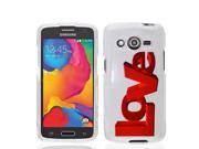 For Samsung Galaxy Avant Red Love Case Cover