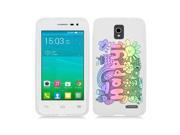 For Alcatel OneTouch Pop Mega I m Happy Case Cover