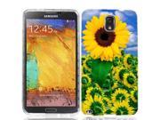 For Samsung Galaxy Note 3 Sunflower Case Cover