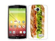 For LG Tribute 4G Transpyre F60 Sandwich Case Cover