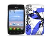 for LG Sunrise Lucky Purple White Floral Phone Cover Case