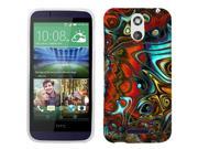 For HTC Desire 612 Groovy Waves Case Cover