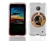 For Nokia Lumia 1520 Wooden Nickel Case Cover