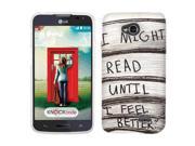 For LG L70 Realm Exceed 2 I Might Read plastic cover case