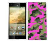 for ZTE Warp Elite Green Pink Camo Phone Cover Case