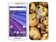 for Motorola Moto G 3rd Gen 2015 Chocolate Cookies Phone Cover Case