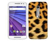 for Motorola Moto G 3rd Gen 2015 Leopard Design Phone Cover Case