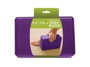 Gaiam 05 59269 Restore Yoga Block Deep Purple