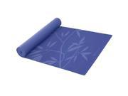 Gaiam 05 58385 5MM Premium Printed PVC Mat Ash Leaves