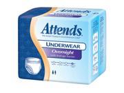 Attends APPNT40 Overnight Protective Underwear XL 48 Case