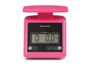 Salter Brecknell PS7 7 lb 3.2 kg Electronic Postal Scale Pink