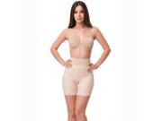 Isavela BE04 Stage 2 Open Buttock Enhancer Girdle Mid Thigh 2XL Beige