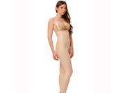 Isavela BS08 Stage 2 Body Suit With Suspenders Ankle Large Beige