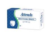 Attends BRB20 Breathable Briefs Med 96 Case