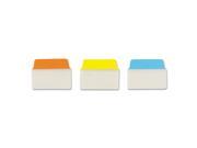 Ultra Tabs Repositionable Tabs 2 x 1 1 2 Primary Blue Orange Yellow 24 Pack