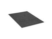 EcoGuard Diamond Floor Mat Rectangular 48 x 72 Charcoal