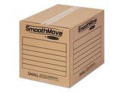 SmoothMove Basic Small Moving Boxes 16l x 12w x 12h Kraft Blue 25 BD