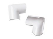 Clip Over Door Top Bend for Mini Cord Cover White 2 per Pack DLNFLDB3015W2PK
