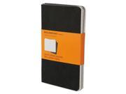 Cahier Journal Ruled 5 1 2 x 3 1 2 Black Cover 64 Sheets HBGQP311