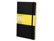 Classic Softcover Notebook Squared 8 1 4 x 5 Black Cover 192 Sheets HBGMSL15