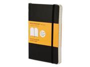 Classic Softcover Notebook Ruled 5 1 2 x 3 1 2 Black Cover 192 Sheets HBGMS710