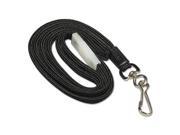 Breakaway Lanyard w Hook 36 Black