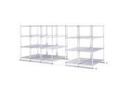 X5 Preconfigured Kit 5 Units 4 Shelves Each 18 x 48 with Tracks Included OFMX5S1848 Carton Qty 1
