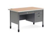 Mesa Series Single Pedestal Teacher s Desk 29.50 x 47.25 OFM66348MPL Carton Qty 1