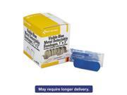 Adhesive Blue Metal Detectable Bandages 1 x 3 Plastic w Foil 100 Box ACMH175