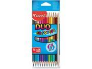 Colored Pencils Twin Tip 12 BX Ast HLX829600ZV