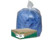 Clear Recycled Can Liners 31 33gal 1.25mil Clear 100 Carton