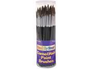 Camel Hair Brush Holder Set 72Pcs ST Ast CKC5159