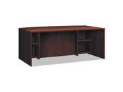 Basyx by HON BL Mahogany Laminate Office Furniture 72 x 42 x 29 Edge 72 x 42 Work Surface Square Edge Mater
