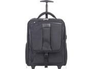 Bond Street Carrying Case Rolling Backpack for 15.6 Notebook Travel Essential Black