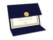 Trifold Traditional Certificates Navy GEO47837