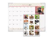 Monthly Desk Pad Calendar 12 Mth Jan Dec 22 x17 Puppies AAGDMD16632