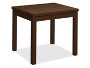 HON End Table 24 x 20 x 20 Edge 20 x 20 Work Surface Top Square Edge Material Wood Grain Work Surface Pa