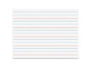 Dry Erase Board Ruled 9 x12 Red Blue FLP10034