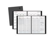 Wkly Monthly Planner 12Mth Jan Dec 8 1 4 x10 7 8 Gray AAG70950X45