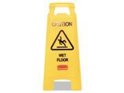 RCP611277YWCT Caution Wet Floor Floor Sign Plastic 11 x 1 1 2 x 26 Bright Yellow 6 Ctn