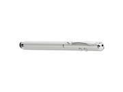 ACCO BRANDS 3 In 1 Laser Pointer With Stylus And Led Light Class 2 Projects 984 Ft Silver