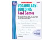 Vocabulary Building Card Games Grade 4 80Pgs SHS0439573149