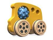 BeginAgain Nubble Rumblers Wooden Bus Toy Skill Learning Sensory Perception Imagination Fine Motor Gross Motor BGA