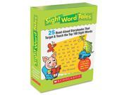 Scholastic 0545016428 Sight Word Tales 25 Books 16 Pages and Teachers Guide