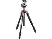 Manfrotto 190Go! 21.6 Aluminum Tripod Kit with Center Ball Head 4 Sections